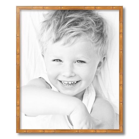 ArtToFrames 20x24 Inch Gold Bamboo Picture Frame  This Multi Wood Poster Frame Is Great for Your Art or Photos  Comes with 060 Plexi Glass (4875)