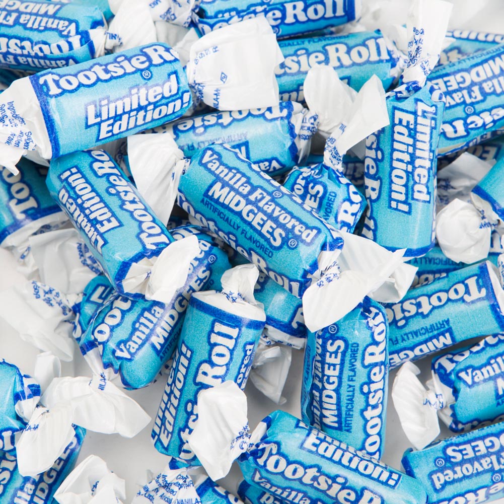 Tootsie Rolls  Vanilla Midgees  12 Oz  50 Ct