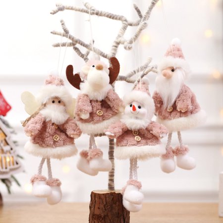 COOLL Doll Hanging Christmas Theme Design Skin-Friendly Plush Wall Shelf Hanging Ornaments Home Decor  Color#3943