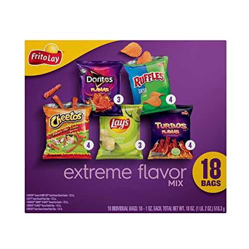 Frito-Lay Extreme Flavor Mix Variety Pack Snack Chips  1 Oz Bags  18 Count Multipack thumbnail