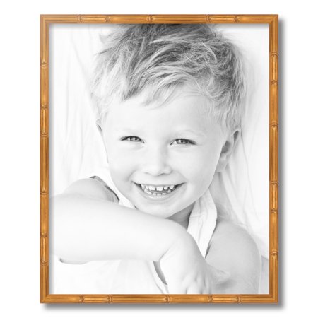 ArtToFrames 18x22 Inch Gold Bamboo Picture Frame  This Multi Wood Poster Frame Is Great for Your Art or Photos  Comes with 060 Plexi Glass (4875)
