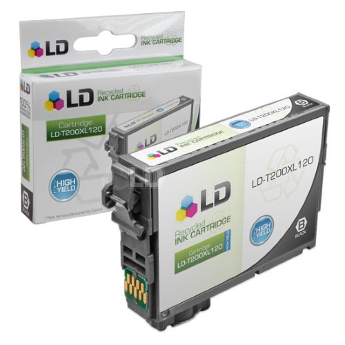 LD© Compatible Epson T200XL120 / T200120 / T200XL / T200 High Yield Black Ink for XP-200, XP300, XP-310, XP-400, XP-410 & WF-2520, WF-2530, WF-2540