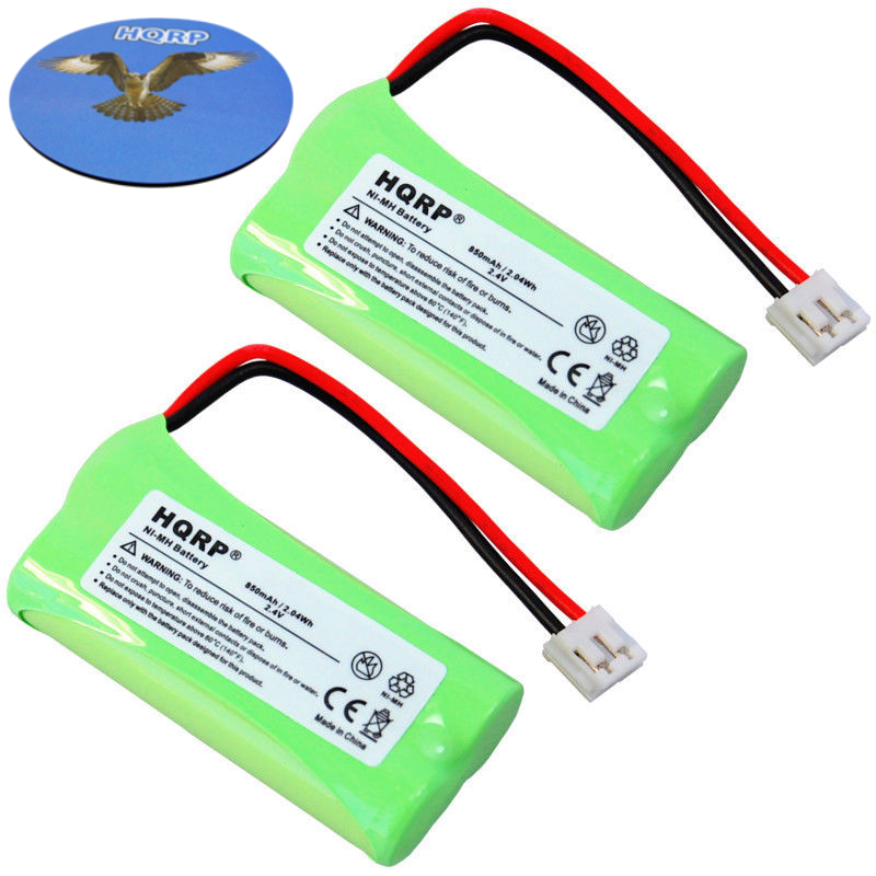 HQRP 2 Pack HIGH QUALITY Phone Battery Compatible with VTech CS6229-3 / CS 6229-3  CS6229-4 / CS 6229-4  CS6229-5 / CS 6229-5 Cordless Telephone