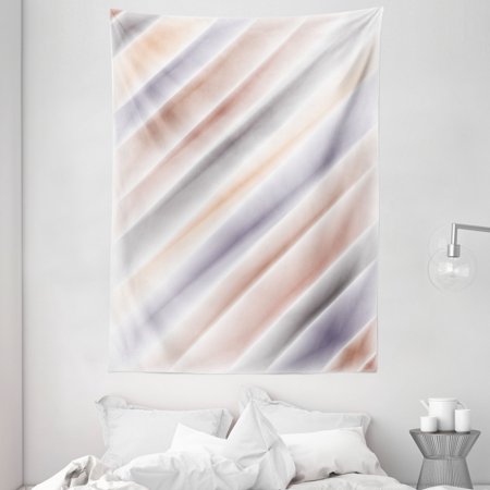 Modern Art Tapestry  Hazy Gradient Digital Pale Color Layout New Counter Culture Artwork Print  Wall Hanging for Bedroom Living Room Dorm Decor  60W X