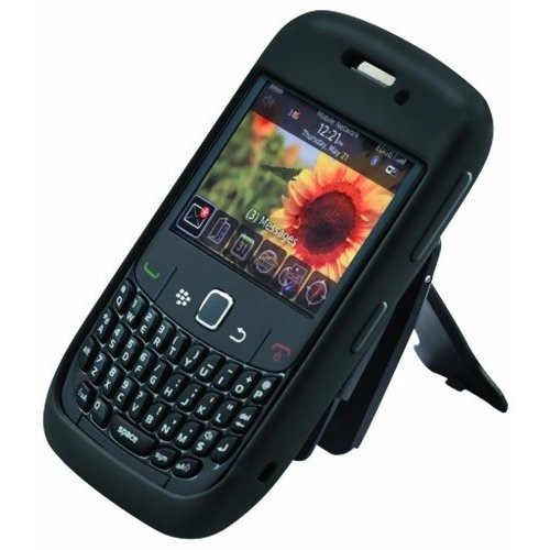 Body Glove - Silicone Case for BlackBerry 8500, Curve 8530, 9300, 9330 - Black