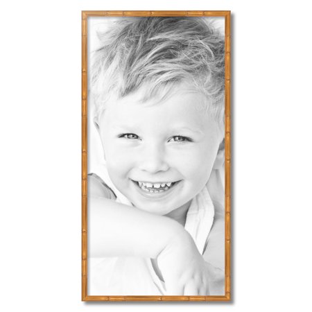 ArtToFrames 18x36 Inch Gold Bamboo Picture Frame  This Multi Wood Poster Frame Is Great for Your Art or Photos  Comes with 060 Plexi Glass (4875)