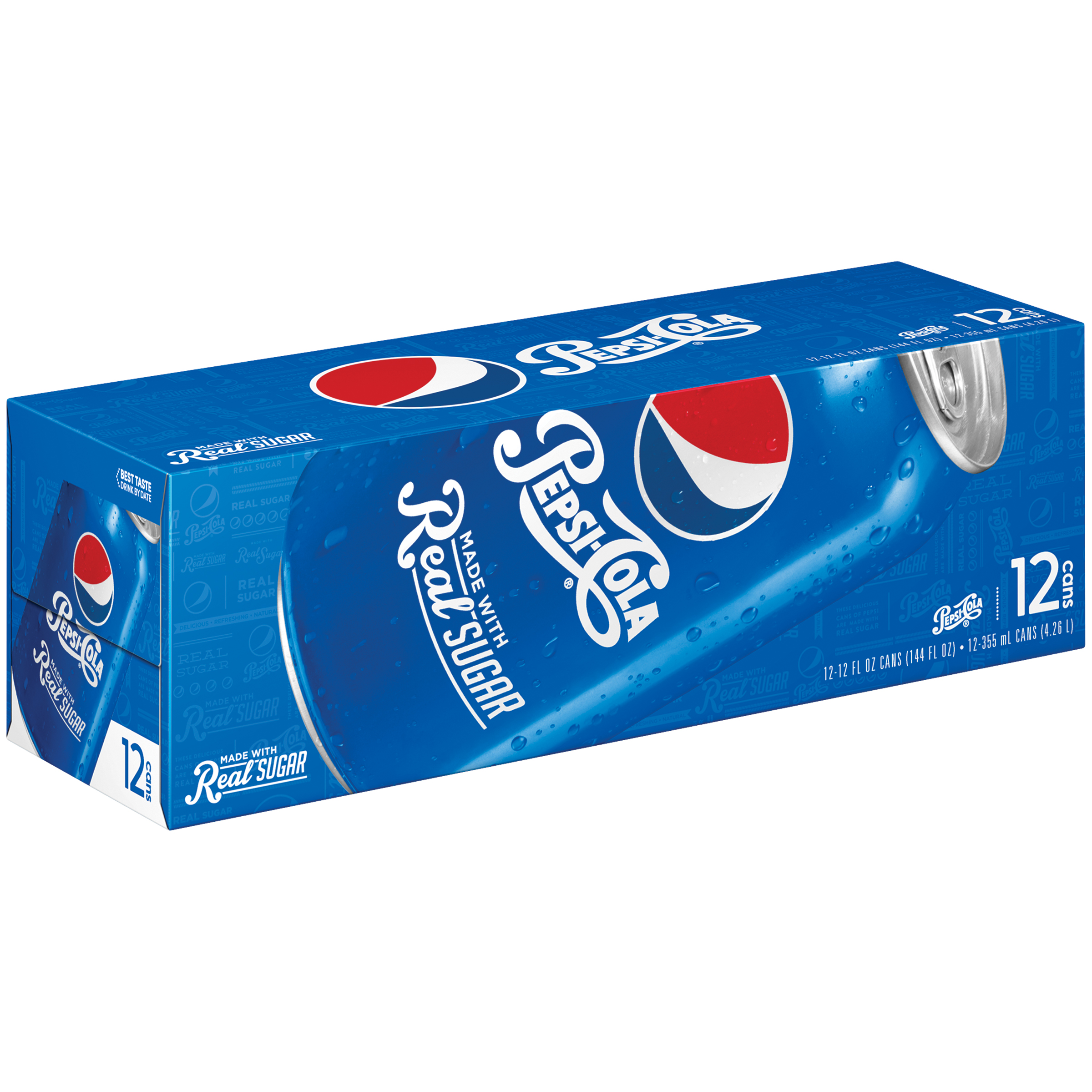 Pepsi Cola 12 - 12 Fl Oz (355 Ml) Cans 144 Fl Oz (4.26 Lt)