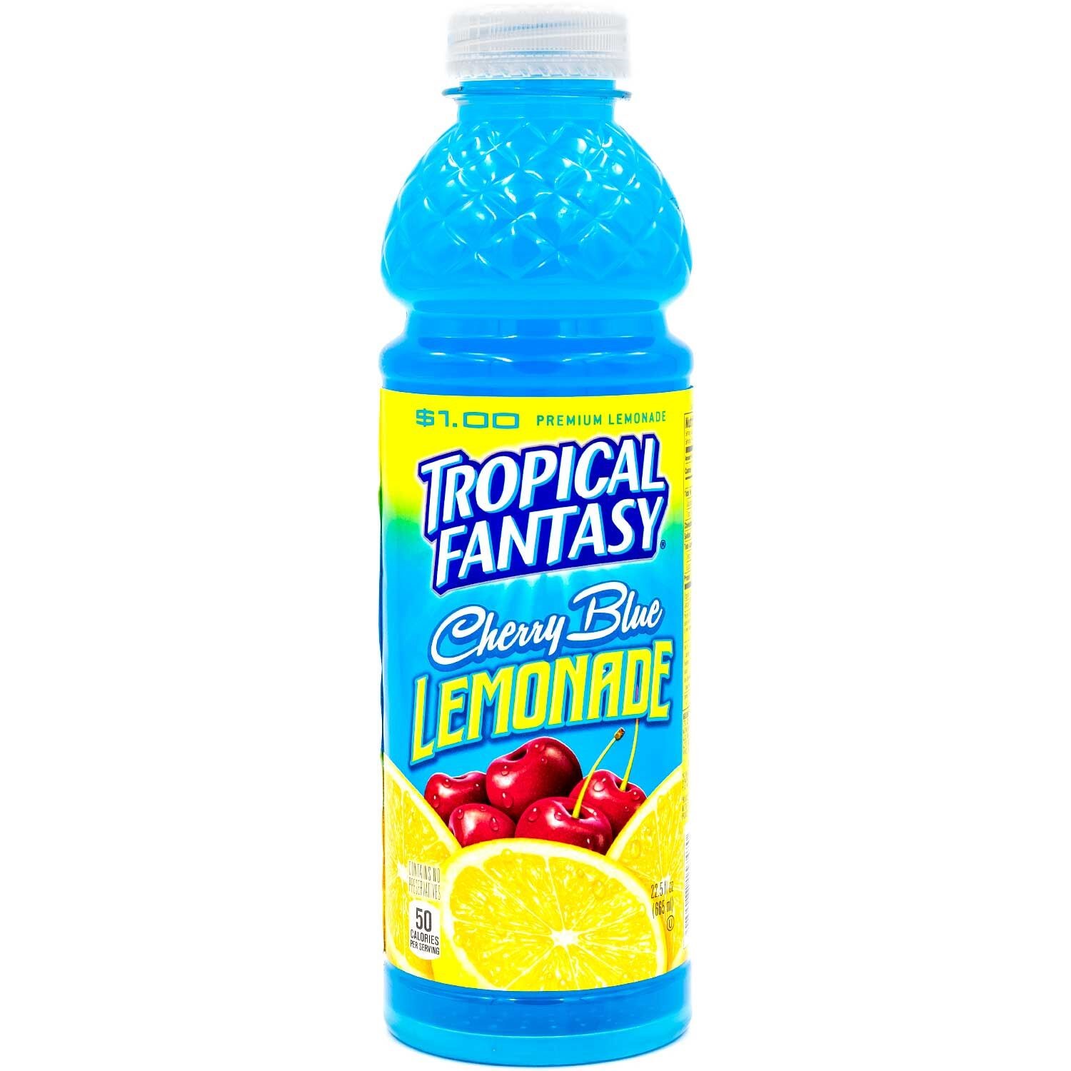 Tropical Fantasy Premium Lemonade  Cherry Blue  22.5 Fl Oz
