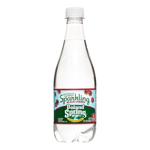 Poland Spring Sparkling Natural Spring Water, Black Cherry, 16.9 Fl Oz, 6 Count