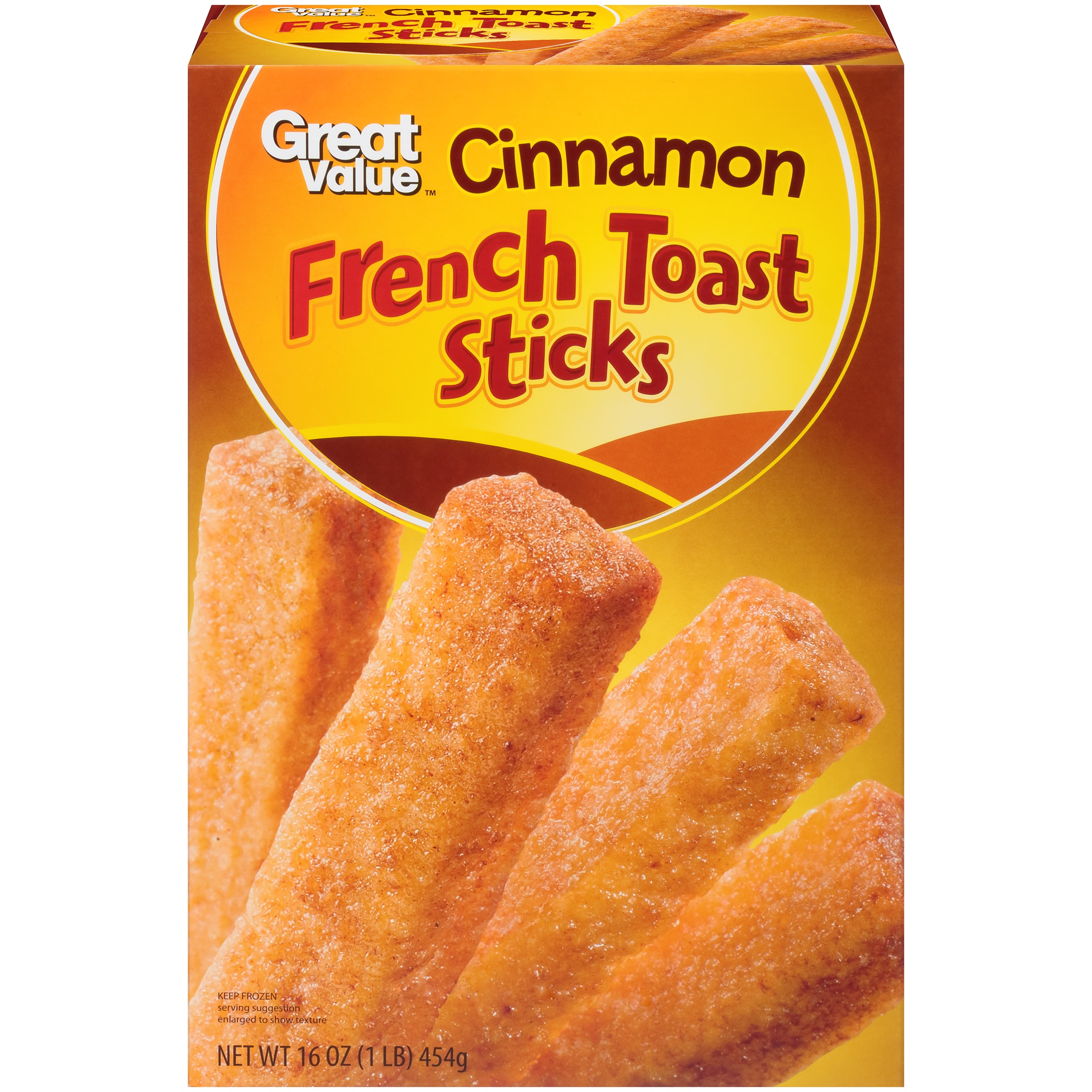 Great Value Cinnamon French Toast Sticks, 16 Oz