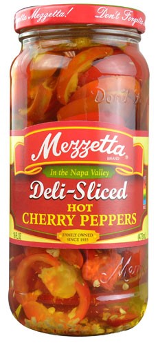 Mezzetta Sliced Hot Cherry Peppers  16 Fl Oz