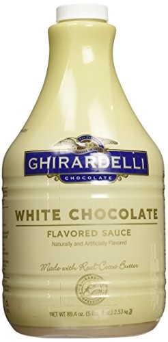 Ghirardelli Chocolate White Chocolate Flavored Sauce, 89.4-Ounce Package