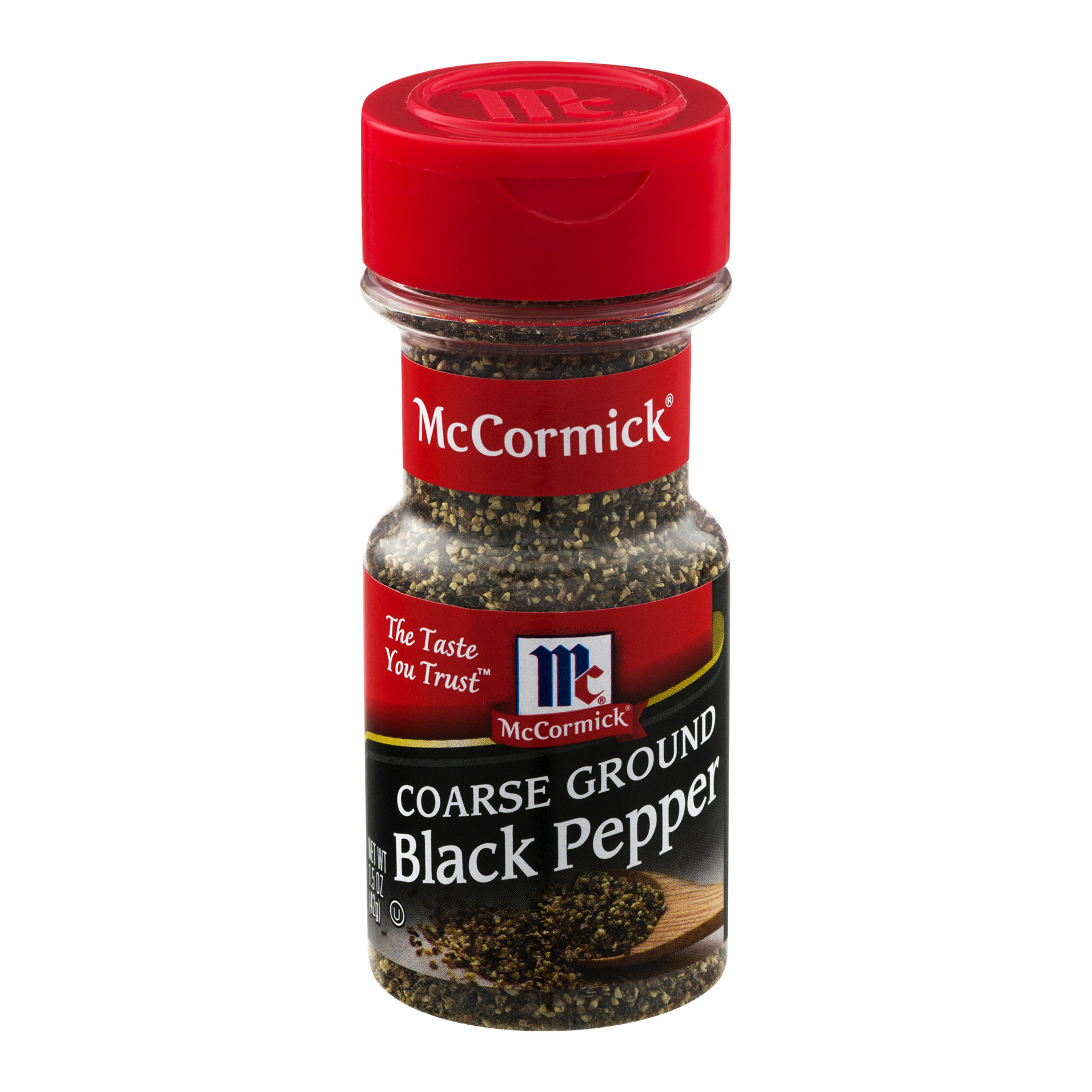 McCormick Non-GMO Kosher Coarse Ground Black Pepper  1.5 Oz Bottle