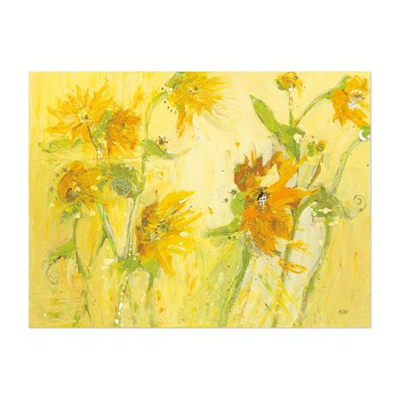 Your Sweet Orange Flowers Collage Abstract Nature 16  X 20  Art Print/Poster