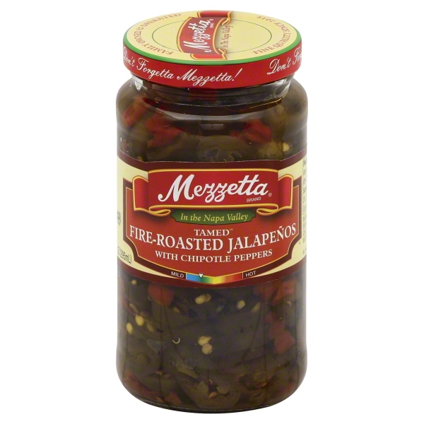 Tamed Fire-roasted Jalapenos with Chipotle Peppers