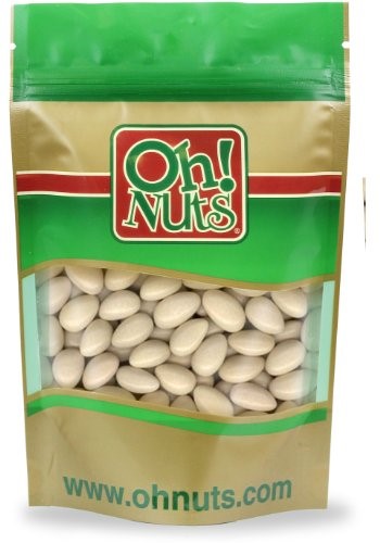 Jordan Almonds Super Fine Ivory, Cappucino Flavored Jordan Almonds - Oh! Nuts (5 LB Roasted Flavored Cappuccino)