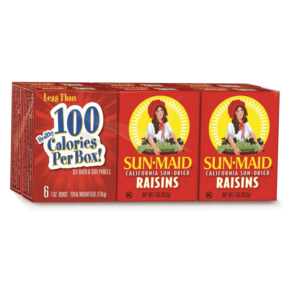 Sun-Maid California Sun-Dried Raisins - 6oz/6ct