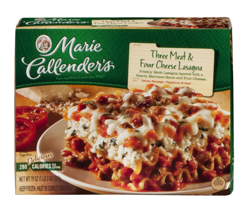 Marie Callender's, Three Meat & Four Cheese Lasagna