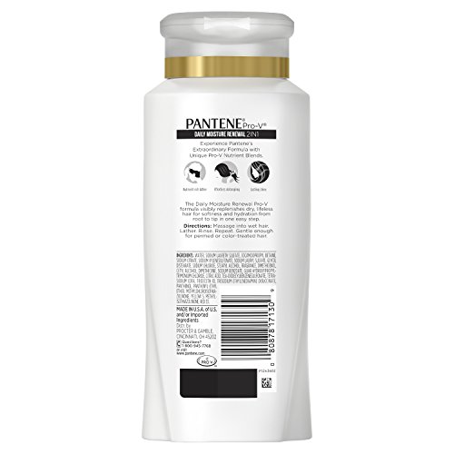 Pantene Pro-V Daily Moisture Renewal 2 in 1 Shampoo & Conditioner, 25.4 Fl Oz thumbnail