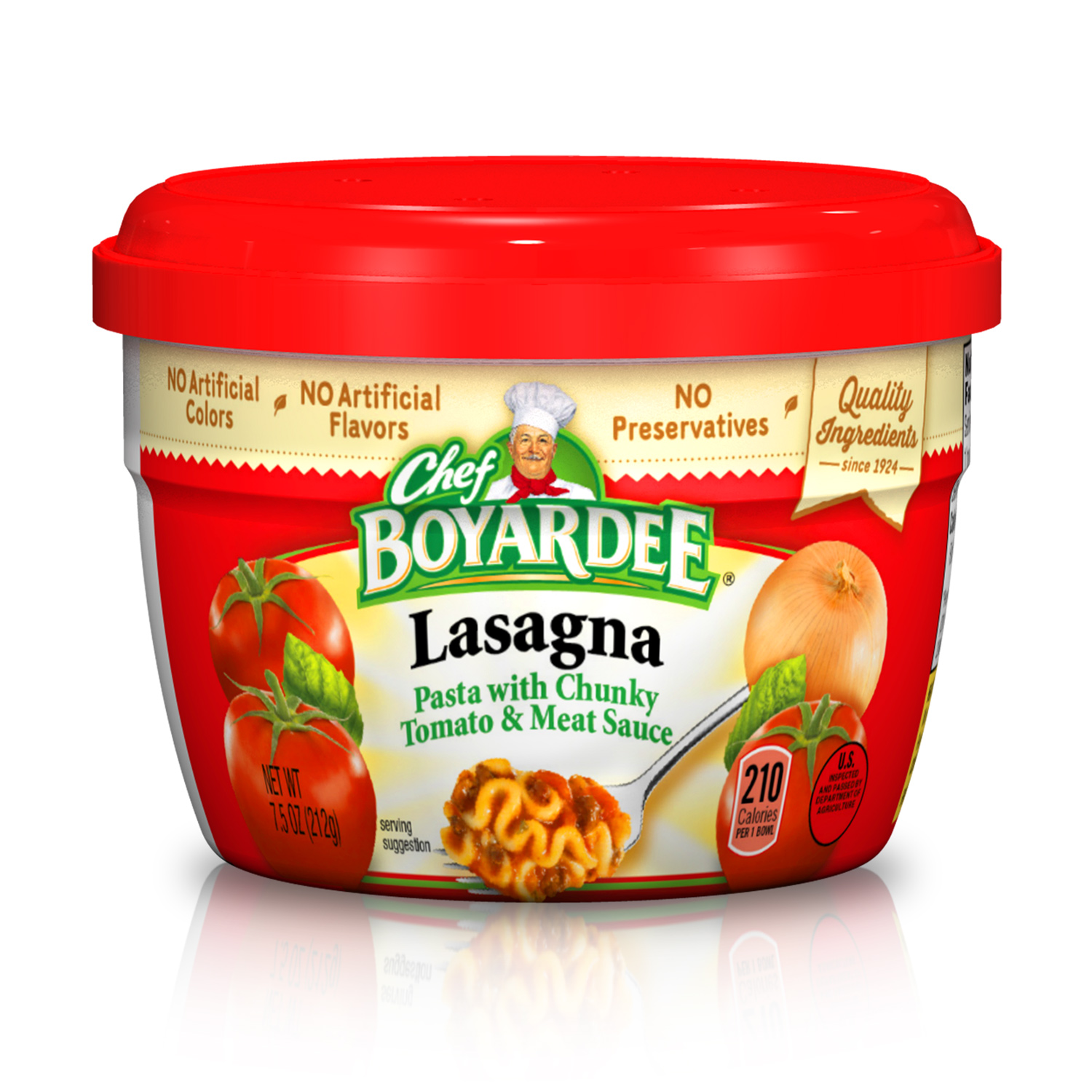 Chef Boyardee, Lasagna Pasta with Chunky Tomato and Meat Sauce, 7.5 Oz (Case of 12)
