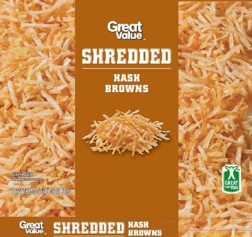 Great Value Shredded Hash Browns, 26 Oz Image
