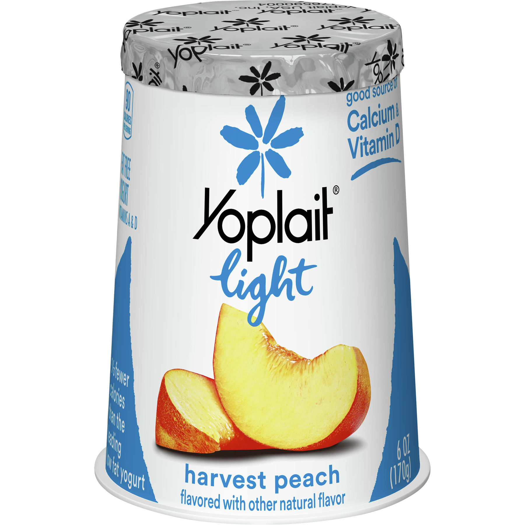 Yoplait Light Harvest Peach Fat Free Yogurt