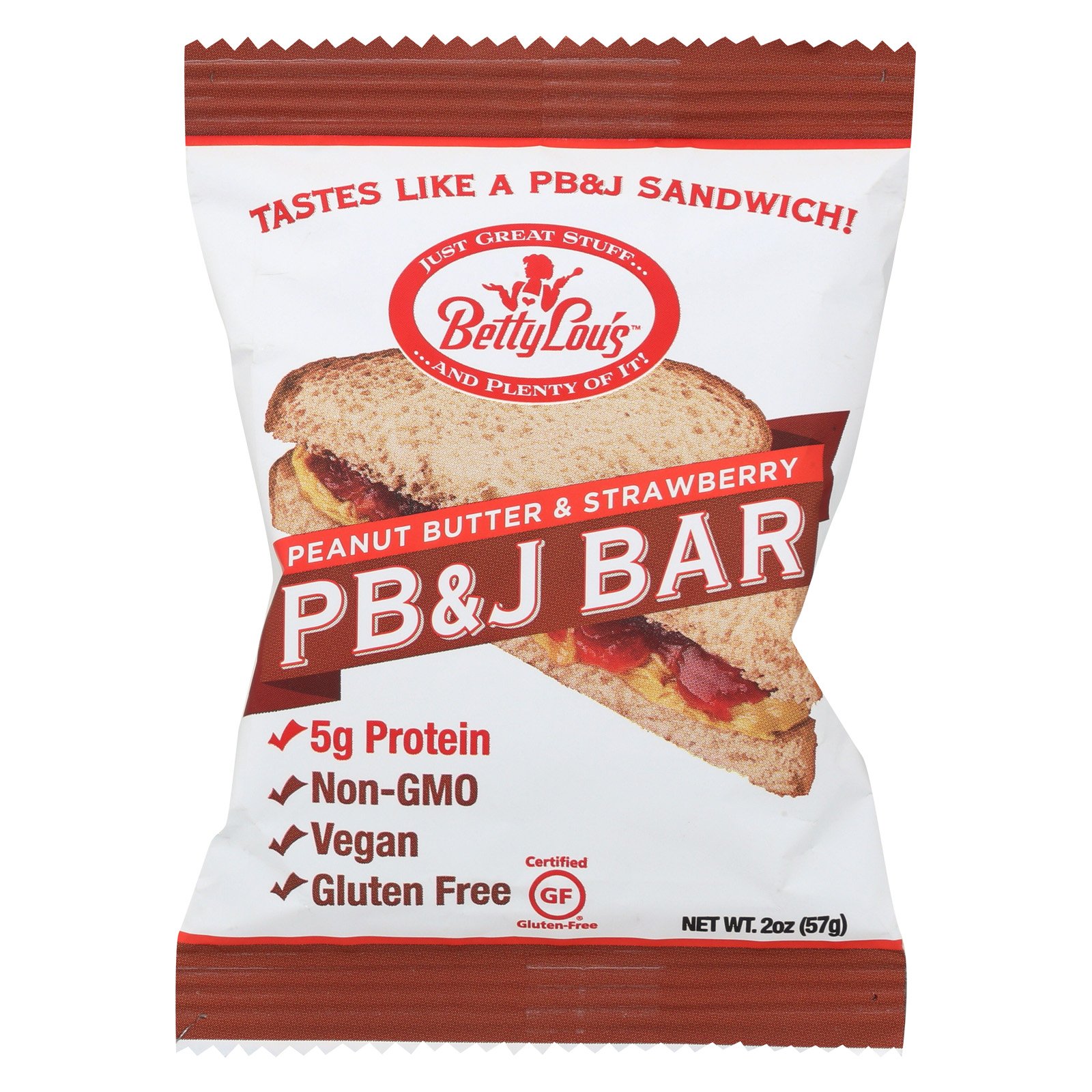 PEANUT BUTTER & STRAWBERRY PB&J BAR, PEANUT BUTTER & STRAWBERRY ...