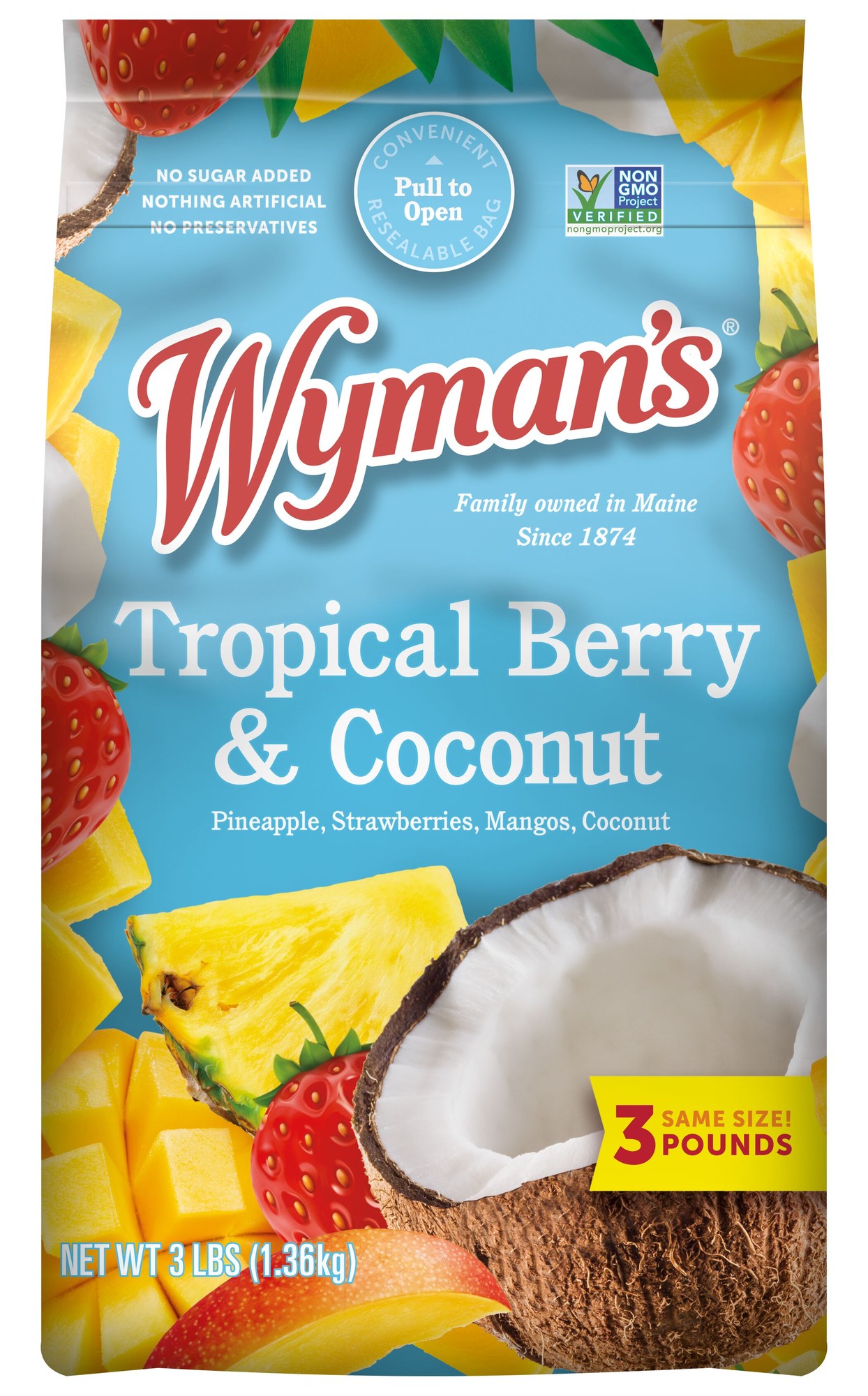 Tropical Berry and Coconut Fruit Mic