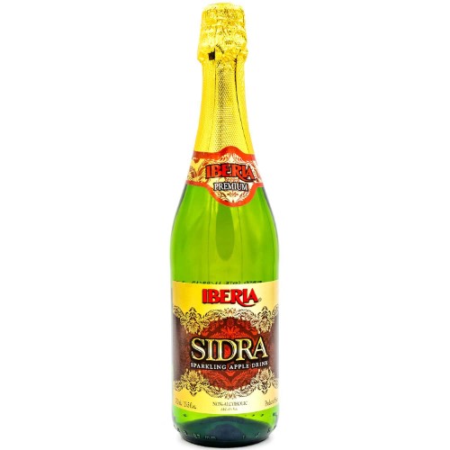 Iberia Sidra Sparkling Apple Drink, 25.5 Fl Oz (Pack of 12)