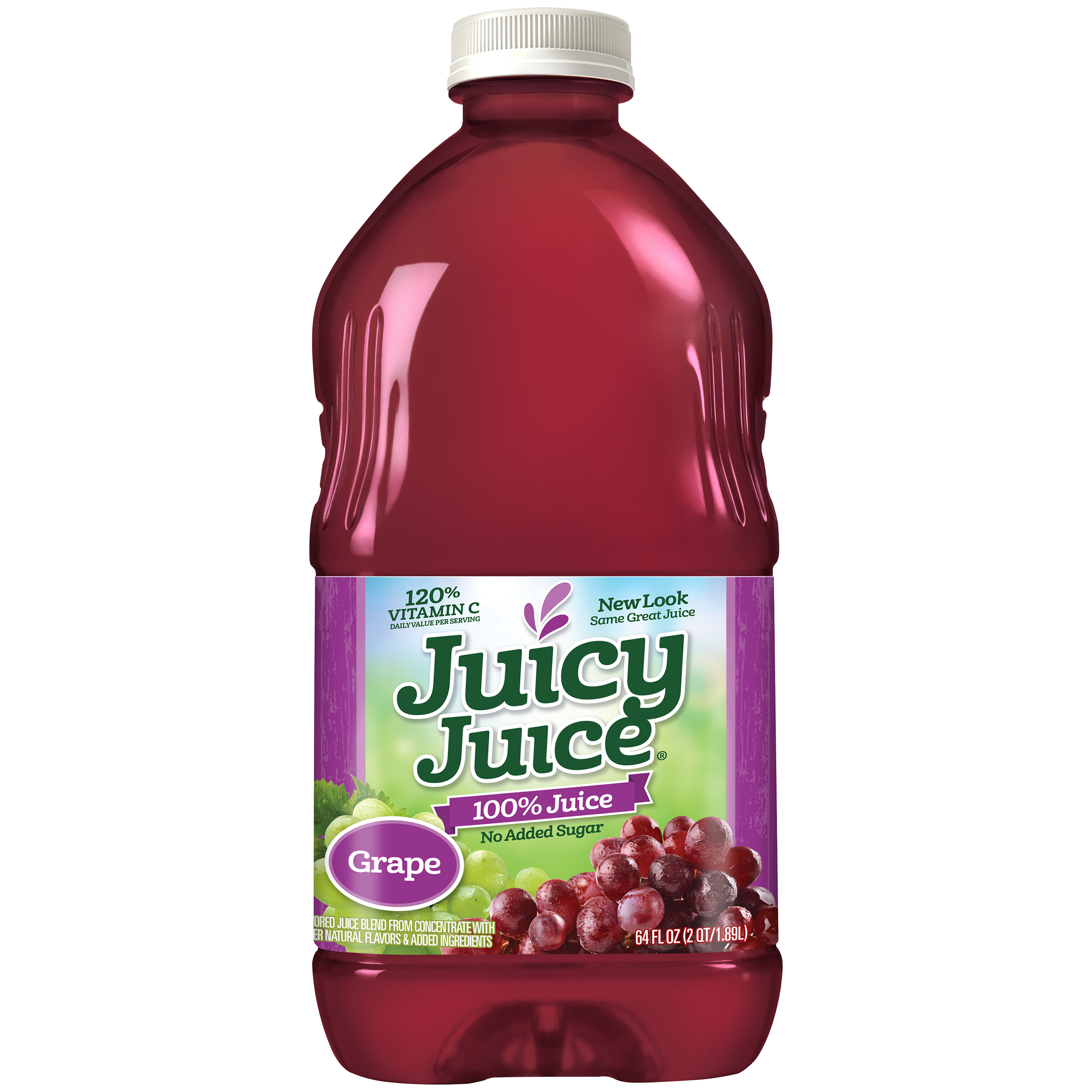 Juicy Juice, 100% Grape Juice Blend, 64 Oz (Case of 8)
