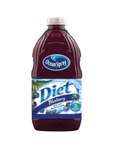 Ocean Spray, Diet Blueberry Juice Drink with Another Juice, Blueberry, Blueberry