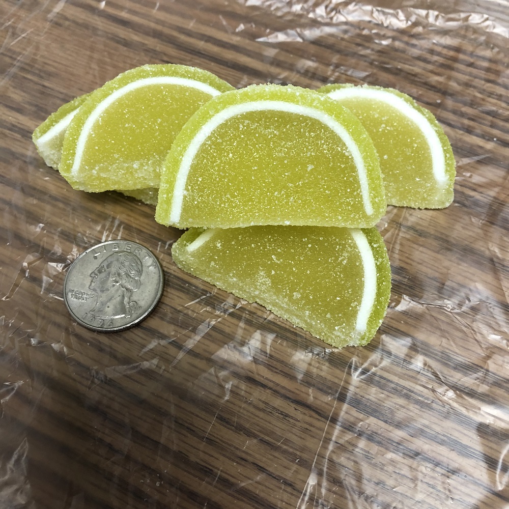 Cavalier Candies Fruit Slices Key Lime Flavor Jelly Candy 5 Pounds