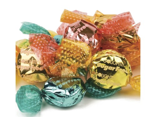 Go Lightly Sugar Free Tropical Fruit Hard Candy Bulk 1 Pound