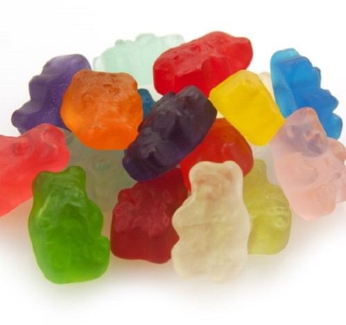 Albanese Gummi Bears Assorted Fruit 12 Flavors Bulk Gummi Candy 1 Pound