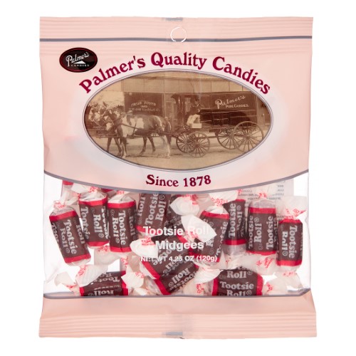 Palmer's Quality Candies, Tootsie Rolls, 4.25 Oz