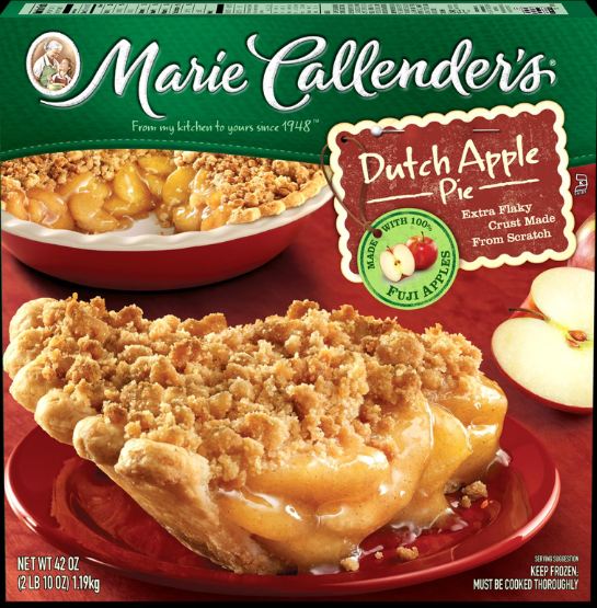 Marie Callender's Frozen Pie Dessert, Dutch Apple, 42 Ounce