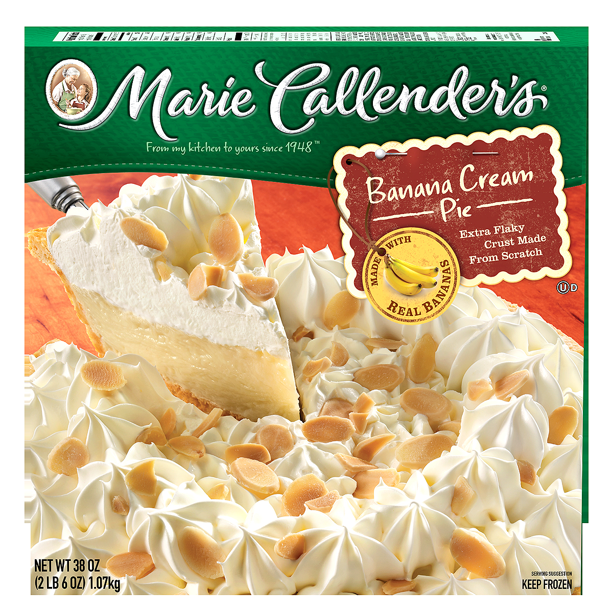 MARIE CALLENDERS Banana Cream Pie, 38 OZ