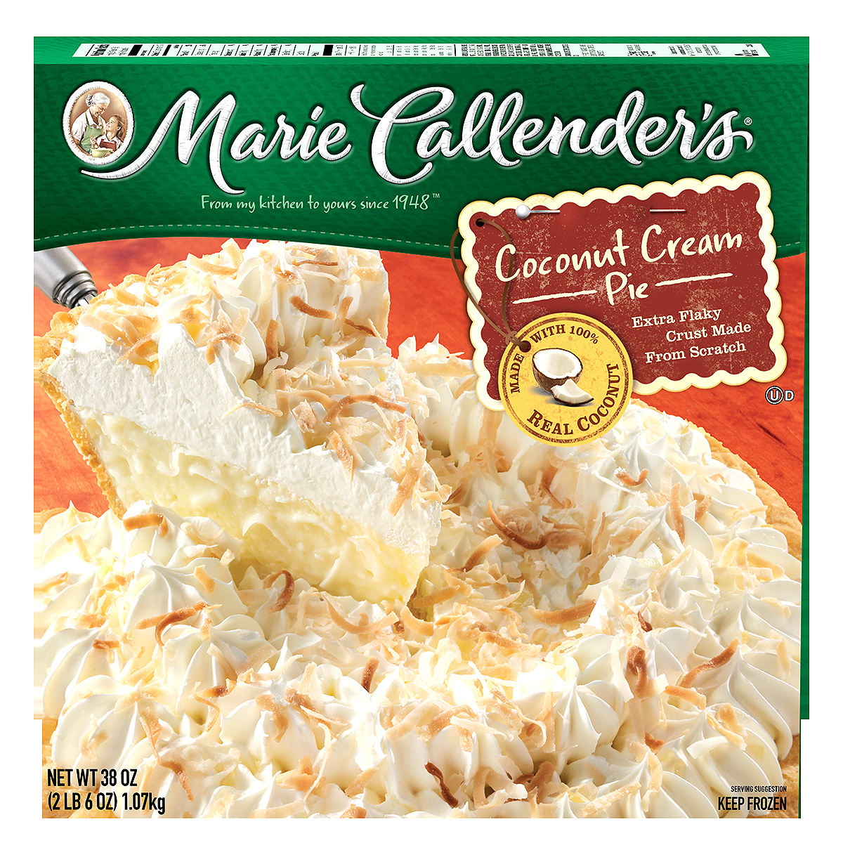 MARIE CALLENDERS Coconut Cream Pie, 38 OZ