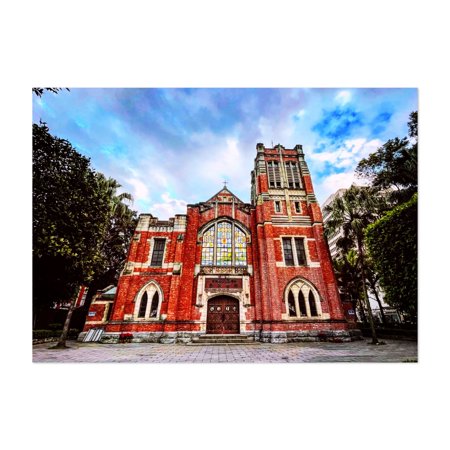 Chi Nan Presbyterian Church Taipei City Taiwan Building 16  X 20  Art Print/Poster