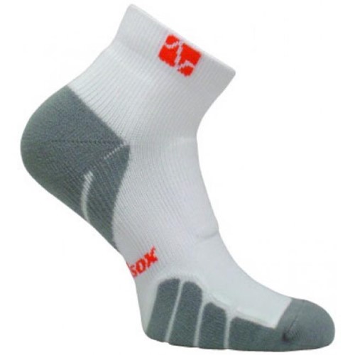 Vitalsox VT 1010T Tennis Color on Court Ped Drystat Compression Socks, White - Small