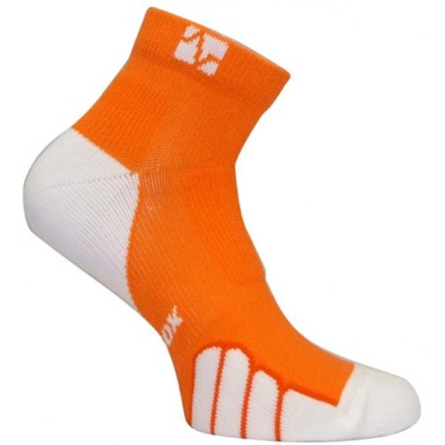 Vitalsox VT 1010T Tennis Color on Court Ped Drystat Compression Socks, Orange - Small