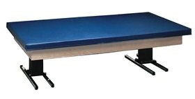 Hi-Lo Mat Table, Raised Rim, 5'W X 7'L, Natural Item # 7525/NTRL/NA