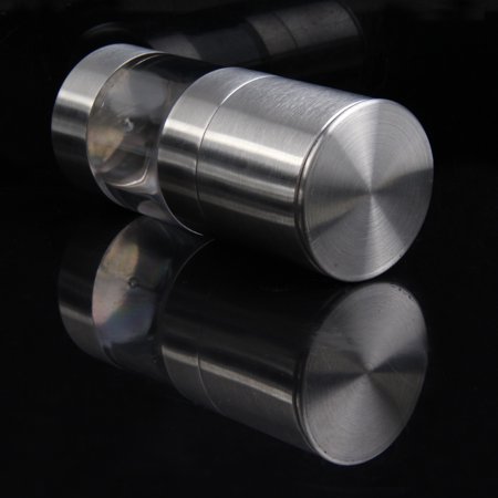 Flyiast Simple Manual Stainless Steel Salt Pepper Mill Grinder Muller Kitchen Tool