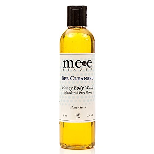 Mee Beauty Moisturizing Body Wash and Shampoo for Dry Sensitive Skin, Honey 8 Oz