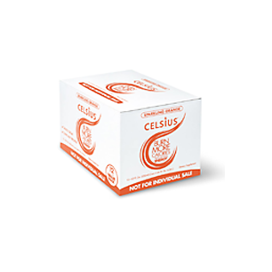 Celsius Sparkling Energy Drink - No Sugar or Preservatives - Orange (12 Drinks, 12 Fl Oz. Each)