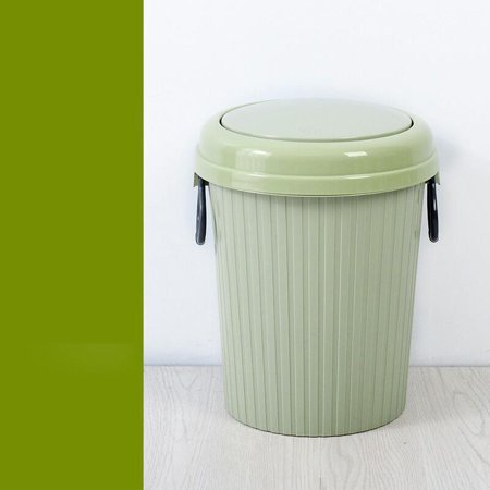 Bellaven Trash Can  Push-type Household Trash Can  Automatic Pop-up Lid  Convenient Pressure Ring; Suitable for Kitchen  Bedroom  Living Room