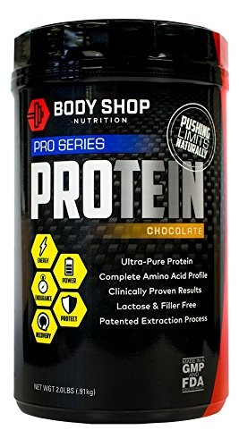 Body Shop Nutrition - Ultra Pure 100% Native Whey Pro Series Protein Powder - Chocolate - 2lbs