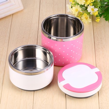 Mgaxyff 1-3 Layer Stainless Steel Insulation Thermo Thermal Lunch Box Food Container Hot  Fruit Water Cup  Fruit Flavored Cup