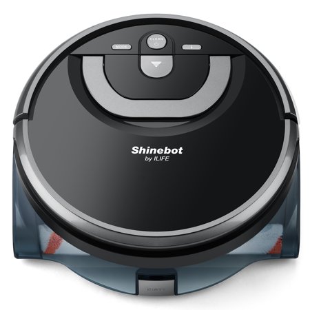 ILIFE Shinebot 400S Mop Robot  Wet Scrubbing & Floor Washing XL Water Tank Zig-Zag Path for Hard Floor