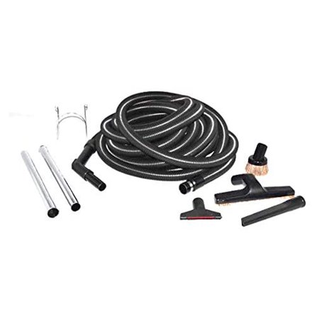 TVP Central Vac Vacuum Cleaner 50  Black Hose  W/Deluxe Tool Kit & Garage Kit # 06-4962-69